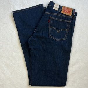 517 Levi’s Men’s NWT Jeans Size 36X36 Bootcut Dark-wash 100% Cotton